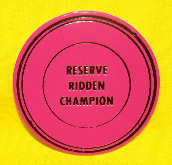 Reserve Ridden Champion 50mm